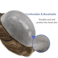 ENSO 0.03mm Ultra-Thin Skin V-Loop Medium Density Hair System